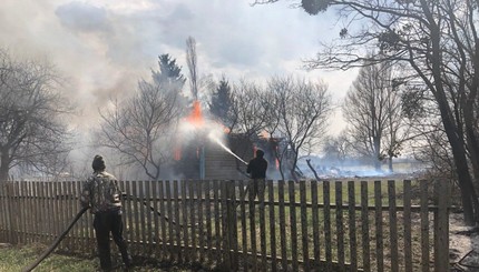 В селе под Житомиром сгорело 27 домов