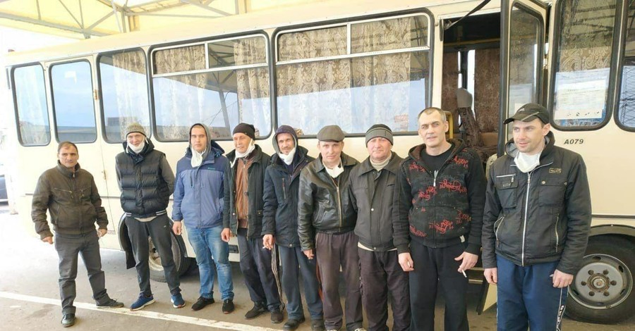 Освобожденные в ходе обмена между Киевом и ДНР Украинцы