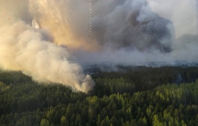 Ситуация в зоне ЧАЭС значительно улучшилась, работает пожарная авиация