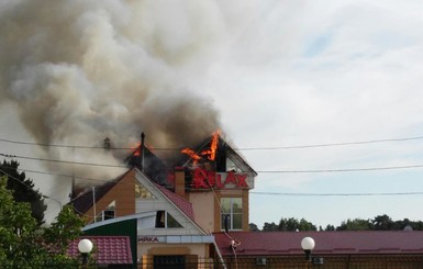 В Житомире загорелись вип-комнаты  развлекательного комплекса