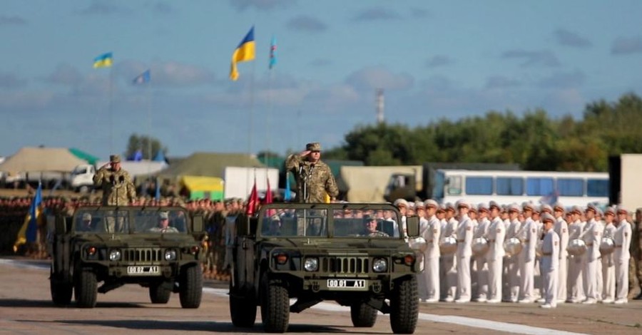 В Киеве на параде вместо 