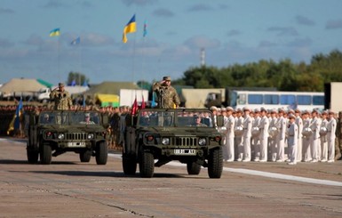 В Киеве на параде вместо 