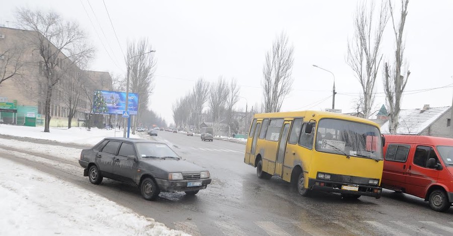 В Запорожье из-за лысой резины аварии происходят в 5 раз чаще обычного