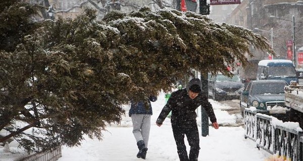 Из-за непогоды под Харьковом застряли поезда