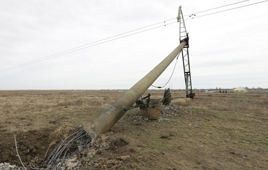 Активисты не дали запустить ЛЭП в Херсоне