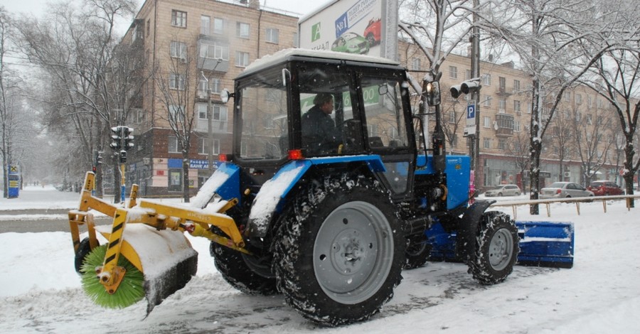 В Запорожье пришел долгожданный снегопад