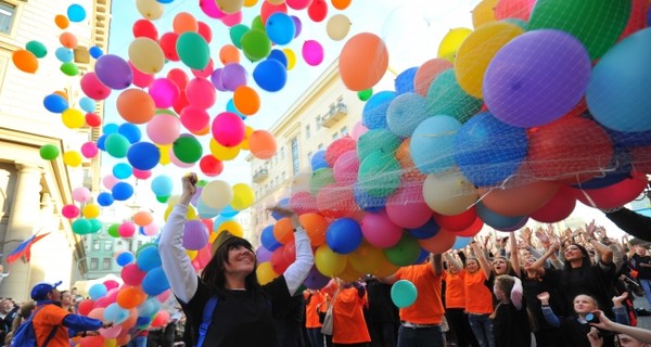 В Киеве проведут битву воздушными шариками