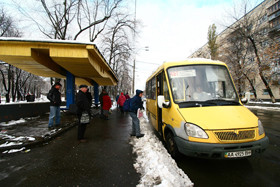 Маршрутки будут ездить медленно 