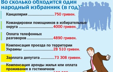 Во сколько обходится один народный избранник (в год)?