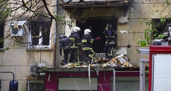 В сети появилось видео с места взрыва в Одессе