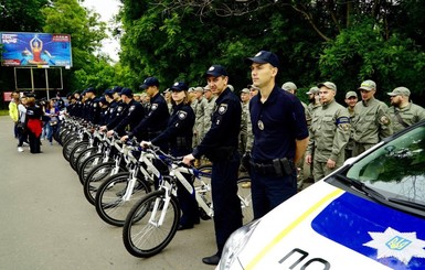 В Одессе появились патрули на велосипедах