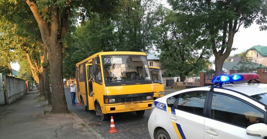 На Львовщине пьяный водитель маршрутки разбил автомобиль и въехал в дом