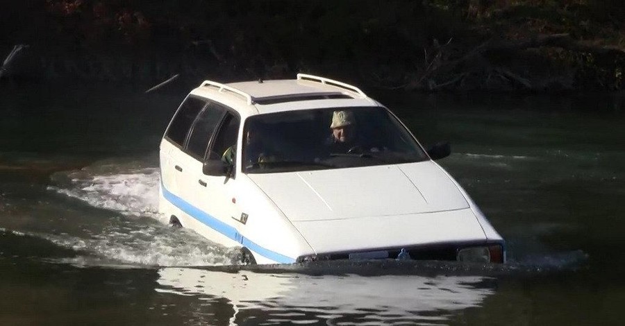 И по земле, и по воде: автоамфибия на свою пенсию