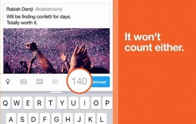 Твиттер изменил лимит в 140 символов для сообщений 