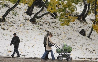 Сегодня днем, 31 октября, пройдет дождь с мокрым снегом