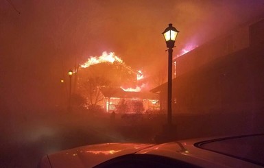 В лесах штата Теннесси вспыхнул 