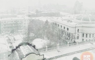 Сегодня днем, 1 декабря, снег пройдет почти по всей стране