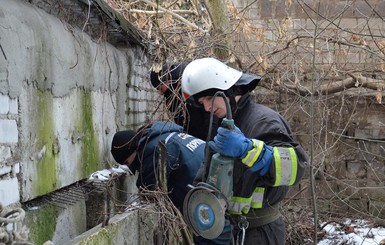 В Днепре собаку спасали с помощью болгарки