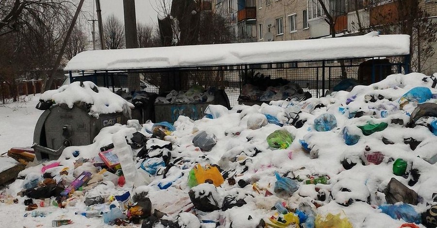 Во Львове депутаты передрались из-за мусора под национальный гимн