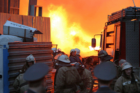 Пожарным удалось спасти 18 человек 