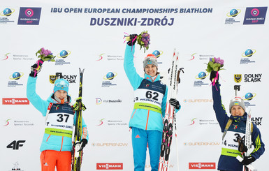 Украинская биатлонистка выиграла бронзу чемпионата Европы