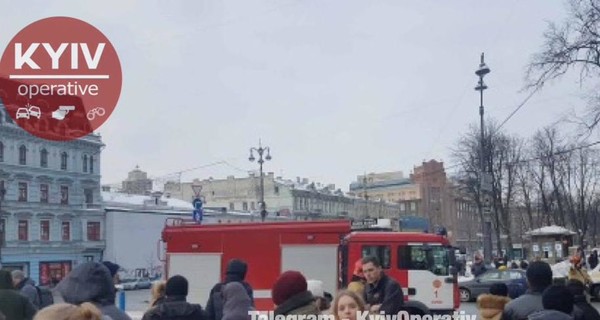 На Бессарабском рынке в Киеве произошел пожар