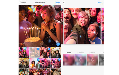 Инстаграм запустил возможность публикации фото- и видеогалерей