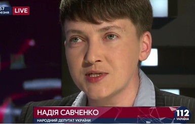 Савченко спела в прямом эфире