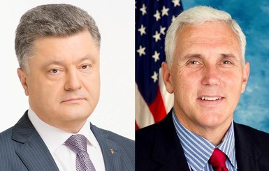 Порошенко обсудил с вице-президентом США Донбасс и Сирию