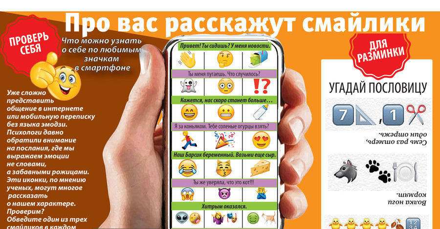 Что о вас расскажут смайлики