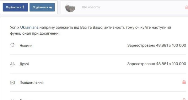 Начала работать новая украинская соцсеть Ukrainians