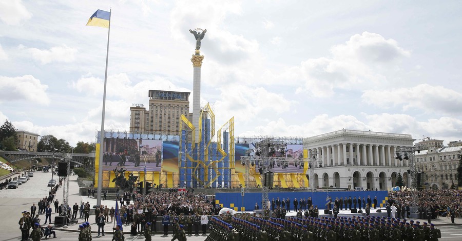 Хроника военного парада в Киеве-2017