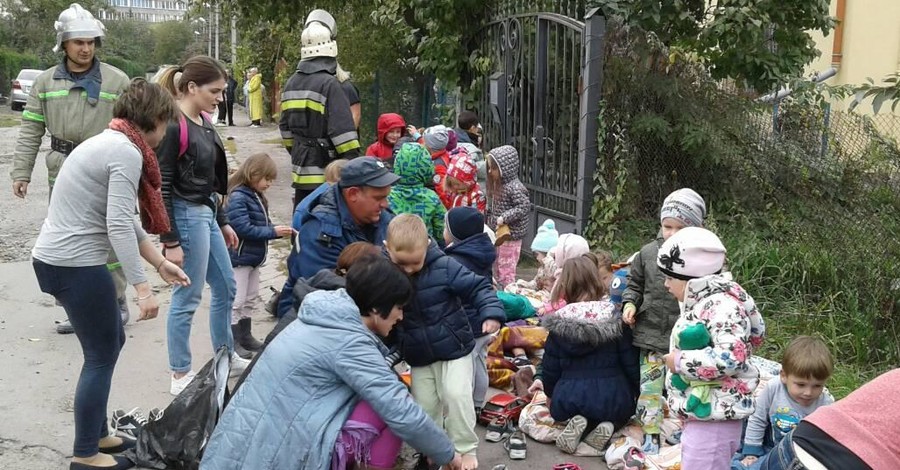 Во львовском детсаду произошел пожар