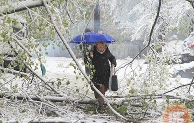 На Киев обрушится снегопад