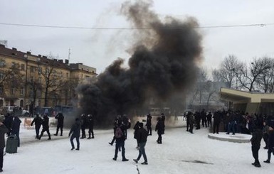 Львовская акция в поддержку животных закончилась столкновениями с полицией