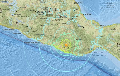 В Мексике произошло мощное землетрясение
