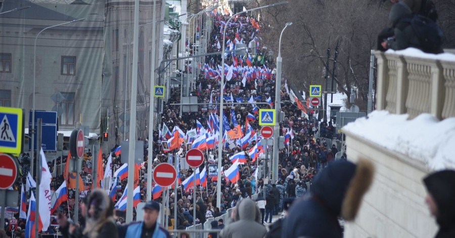 На Марше Немцова в Москве задержали несколько человек