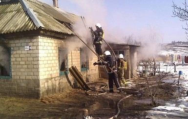 В Кировоградской области на пожаре погибли трое детей