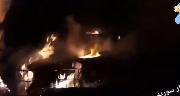 Появилось видео последствий последнего удара по Сирии