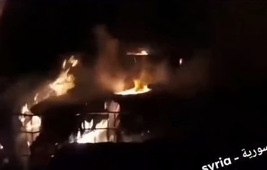 Появилось видео последствий последнего удара по Сирии