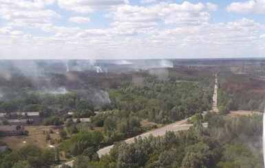 Пожар в Чернобыле потушили