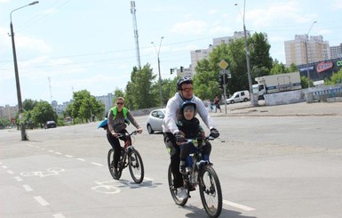 В Киеве количество велосипедистов побило рекорд