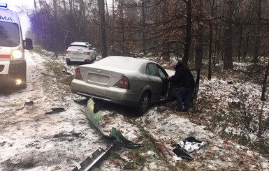 Около 300 аварий случилось из-за первого снега в Киеве