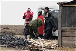 Все пензенские сектанты выходят из пещеры 