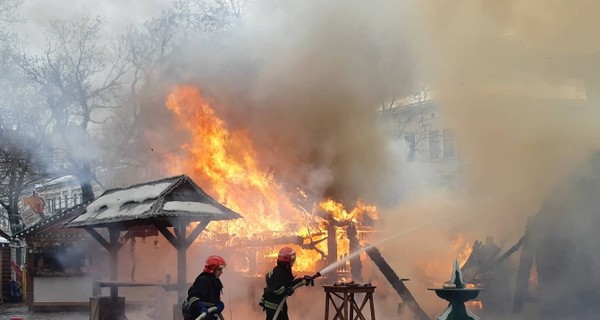 Появилось видео момента взрыва в центре Львова 