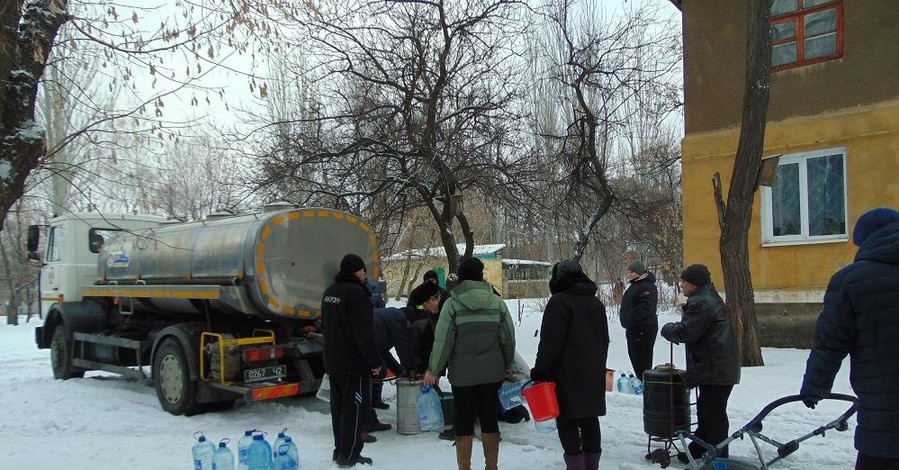 Воду дали всего одному микрорайону Торецка