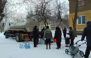 Воду дали всего одному микрорайону Торецка