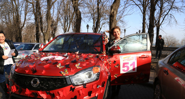  В Одессе к 8 марта провели чисто женское авторалли