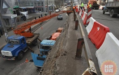 Патрульные дали схему объезда Шулявского моста