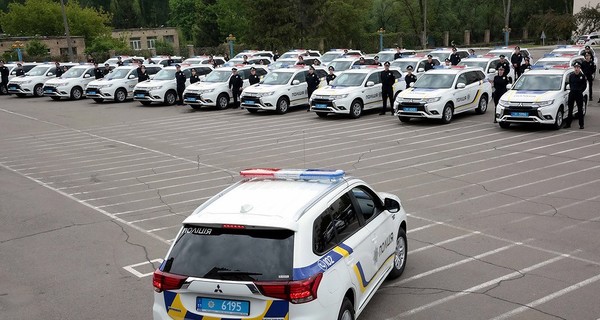 Полиция Украины за четыре года разбила половину своего автопарка